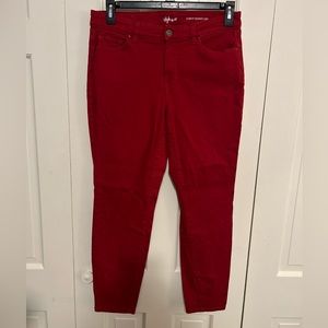 Style & co curvy skinny leg jeans